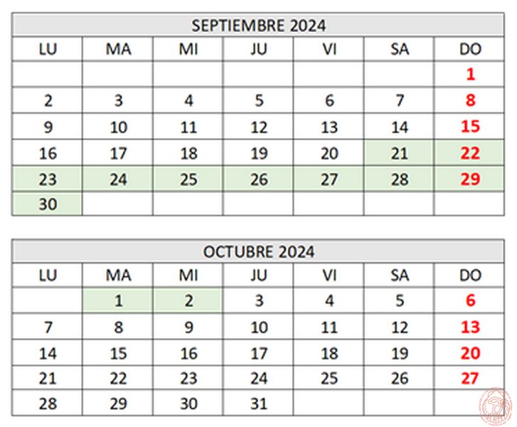 FECHAS CAMINO