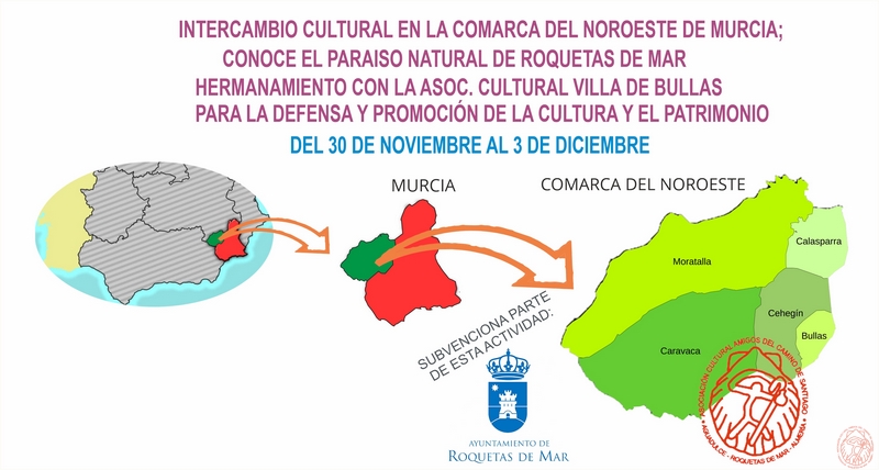 INTERCAMBIO CULTURAL COMARCA NOROESTE DE MURCIA: CONOCE EL PARAISO NATURAL DE ROQUETAS DE MAR